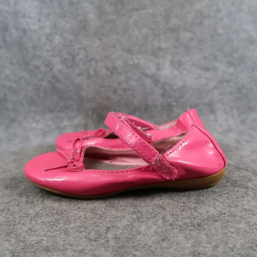 Circo Shoes Kids Toddler 10 Ballet Flats Mary Jane Strap Pink Bow Round Toe Girl